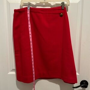 Talbots faux wrap skirt